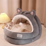 고양이 트리 하우스 다단계 클라이밍 타워 (해먹 및 스크래칭 포스트 포함) 내구성 있는 사이잘 원단 강아지 놀이터 거실용 : 에스디원산업