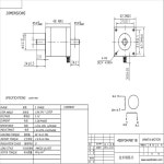 1PC NEMA17 1.8degree2.5A 4800g.cm 70ozin 스테퍼 모터 2상 3D 프린터 42BYGHW811B : JDmall04