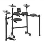 전기 드럼 세트, 초급 주니어용 전자 키트, 180개의 사운드, 4개의 조용한 메시 패드, 10인치 심벌즈, USB MIDI, 페달 2개, 왕좌, 헤드폰, 스틱... 