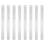 갭 폭 측정을 위한 하핑턴 8 블레이드 계량 스틸 필러 게이지 03mm 두께 오프셋 밸브 : 디지털팝업