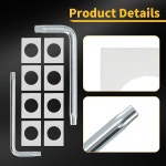 1997-2004년 C5 및 Z06 콜벳용 오토빅 시트 트랙 수리 안티 록 키트(2인승) : 원스마켓0902