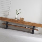 G4160 참죽 원목 서랍 거실장 2100 1color : 영점일톤