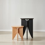 북유럽 원목 바스툴 빈티지 스툴 와비사비 라운드 체어 하이체어 레드오크 신발 벤치 로그 (40cm) : 카미노스튜디오