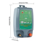 10km 동물용 전기 목장 울타리 가축 안전용 양 고전압 펄스 조절기 : zaramoly7
