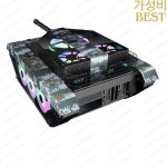 데스크탑 컴퓨터 게임용 ATX 케이스 탱크 PC 오디오 플라스틱 100%  하드웨어 지원 : 쇼퓡몰