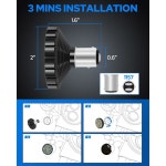 스포츠스터 스트리트 글라이드 로드 아이언 883을 스모크 커버로 2인치 오토바이 프론트 턴 시그널 업그레이드 1157개 LED 러닝 라이트 : 지오무역