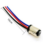 자동차 헤드라이트 전구 슬롯 플러그 10cm 포함 1157 커넥터 1세트 P21/5W P21W 와이어 Male 연장 Plug 수 BAY15D 케이블 1156... 