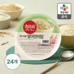 햇반 발아현미밥 210g, 24개 : CJ제일제당