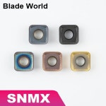 10pcs SNMX1205 45 용 사변형 고속 피드 밀링 인서트 커터 ° 번 : 태창엠알오5