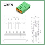 3.81MM 커넥터 플러그형 터미널 블록 모델 15EDGKNRC KF2EDGKNRC IFMC1.5 - ST RN : 유성유통373