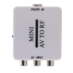 1pc Mini 호환HDVideoConverterFor RCA/컴포지트-AV RF/동축 변환기 AV 2 RF 변조기 동축 어댑터 TV 스위처 : 와이이이