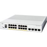 시스코 C1300-16P-4X 16포트 기가 PoE+ 120W 스위치 4SFP+(10G) SMB용 L3 허브 : 리더마트