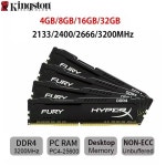 1/2PCS HyperX Fury DDR4 Ram 4GB 8GB 16GB 3200MHz 2666MHz 2133MHz DRAM M 메모리 288핀 PC4-25600 : 와이이이