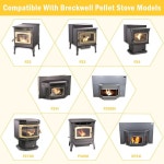 브렉웰 P23, P22, P24, P24I, P4000, P2000I, P2000, P23I, P1000, P26 펠릿 스토브용 A-E-027 연소 송풍기 배기 팬 모터 교체 조언... 