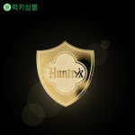 (한정판) 악귀를 쫓고 액운을 막아주는 헌트릭스 24K 골드 전자파차단스티커 폴더카드 케데헌 kpop 데몬 헌터스 소장템 굿즈 : 주식회사 럭키심볼