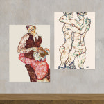 투인원 양면 명화 에곤 쉴레 연인들, 소녀들의 포옹 에곤 실레 Egon schiele 작품 : 아트베이지