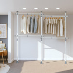 가화 튼튼한 4단 굵은기둥 고정식 시스템 옷걸이행거 옷가게행거 B3400 : 가화행거샵