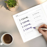 캘리그라피 글씨체 연습 악필 글씨 교정 책 펜글씨 교본 손글씨 노트 : 몰루스토어