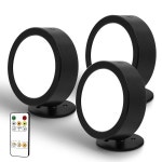 이지발로 LED 벽걸이 조명 조명 램프 3 컬러 템프 i#e#s 충전식 ^^ 리모컨 및 터치 컨트롤 360 회전 디밍 가능 무선 5500mAh 3팩 침실 독서... 