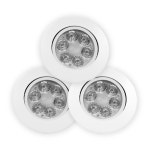 가온엘이디 LED 일체형 MR 5W, 화이트, 3개 : GAON LED