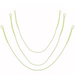 ENTIK 3PCS 울트라 낚시줄 커넥터 루프 50LB 표시기 30LB 브레이드 Orange 간선 30LB : 수박23