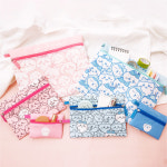 G1535 먼작귀 3종 파우치 귀여운 선물 하치와레 우사기 생리대 메이크업 보관함 : 쿠마네상점