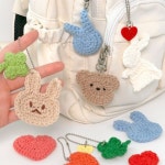 뜨개 키링 만들기 DIY 키트 코바늘 손뜨개 소품 단체선물 : 나나미뇽