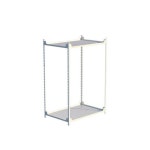 MN 2단 스틸 선반장 600x400 2색 책장수납장 철제책장 인테리어선반 : MNM 77