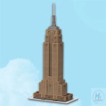 더블H샵 엠파이어 스테이트빌딩 입체퍼즐 종이만들기 3d퍼즐 페이퍼토이 : 더블H 가성비 추천샵