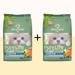 퓨어라이프 캣 키튼 어린고양이 사료 임신묘 수유묘 그레인프리 영양사료 2kg X 2개 : 로아펫