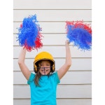 12 팩 치어리딩 폼 스포츠 댄스 플라스틱 팀 스피릿 응원 Orange : 더 나은 홈