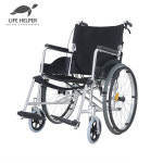 A1 접이식 수동 휠체어 경량 가벼운 알루미늄 가정용 병원 장애인 노인 ( 대여 아님 ) : 라이프헬퍼코리아