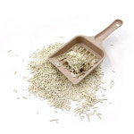 [대용량] 프리미요 고양이 화장실 두부모래 친환경원료 응고력 탈취력 탁월 변기배출 라벤더향, 18L, 1개 : 바래펫