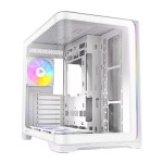 안텍 C5 MESH CURVE ARGB BTF 화이트 5090 PC케이스 어항케이스 : 요피씨몰