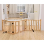 집, 문, 계단, 나무 개 울타리 실내 애완동물 울타리를 넘는 YOCAN 페인트 없는 독립형 3개 패널 L 69 H 16.9 2 Panel H:23 : 베스티아로