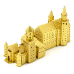 [알꿀밤-메탈퍼즐-건축] 독일 노이슈반슈타인 성-골드 : 알꿀밤