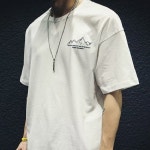 마운틴 프린팅 반팔 티셔츠 : 솔루션365