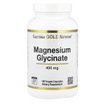 캘리포니아골드 마그네슘 글리신산 글리시네이트 400mg 베지캡슐 180정 : 바이스톰