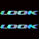 룩 LOOK 로드 자전거 데칼 스티커  싱글 세트(1set 2개) : 디자인바이크