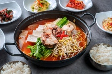 유진 국산 업소용 식당 캠핑 감자탕 부대 찌깨 오뎅탕 경질 복 전골 냄비 20cm : 강키친몰
