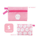 G1535 먼작귀 3종 파우치 귀여운 선물 하치와레 우사기 생리대 메이크업 보관함 : 쿠마네상점