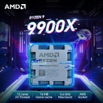 AMD Ryzen 9 9900X 120W 4.4GHz 게이밍 프로세서 4NM L3=64M 24스레드 DDR5 소켓 (팬 미포함) : 이지유통13