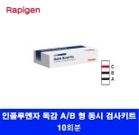 래피젠 독감 검사 키트 인플루엔자 A형+B형 동시 검사 10회분 : DAMDA 담다