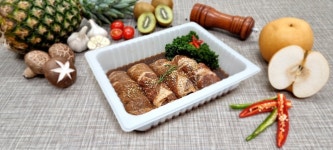 [ 1대 3900 판매 ] 꿀꿀 돼지갈비맛 양념구이 4대 1.8kg , 10대 4kg : 똥고집