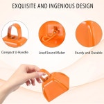 호돌이 3인치 카우벨 소음기, 손잡이가 달린 6Pcs 메탈 카우벨, 스포츠 이벤트, 축구 경기, 파티, 콘서트, 졸업식, 농장 목장, 오렌지를 위한... 