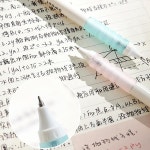 과자 젤 펜 세트 레인보우 밀크 초콜릿 빠른 건조 블랙 컬러 잉크 필기용 F7711 0.5mm 4 개 : 에스디원몰-SD