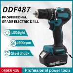 MAKITA DDF487 18V 무선 브러시리스 전기 드릴 드라이버에  소형 고 토크 LXTELECTRIC 가변 속도 BRUSHLESSMOTORTOOL : 구매유통676