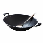 블루별 휴대용 야외 둥근바닥(순철X뚜껑없음) 가열로 그리들 폐유 34cm 스토브 둥근바 : 퀸구