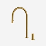 필로토 더죤테크 슈티에싱크396 무광골드 (직수전용)주방 싱크대 수전 : 루베노