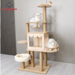 고양이 캣타워 크레용펫 스카이 라운지 대형 캣타워 고양이 놀이터 : 행복한발자국